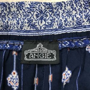 Angie Shorts - Angie Blue & Orange Floral Shorts Size Large Angie Shorts - Angie Blue & Orange Floral Shorts Size Large